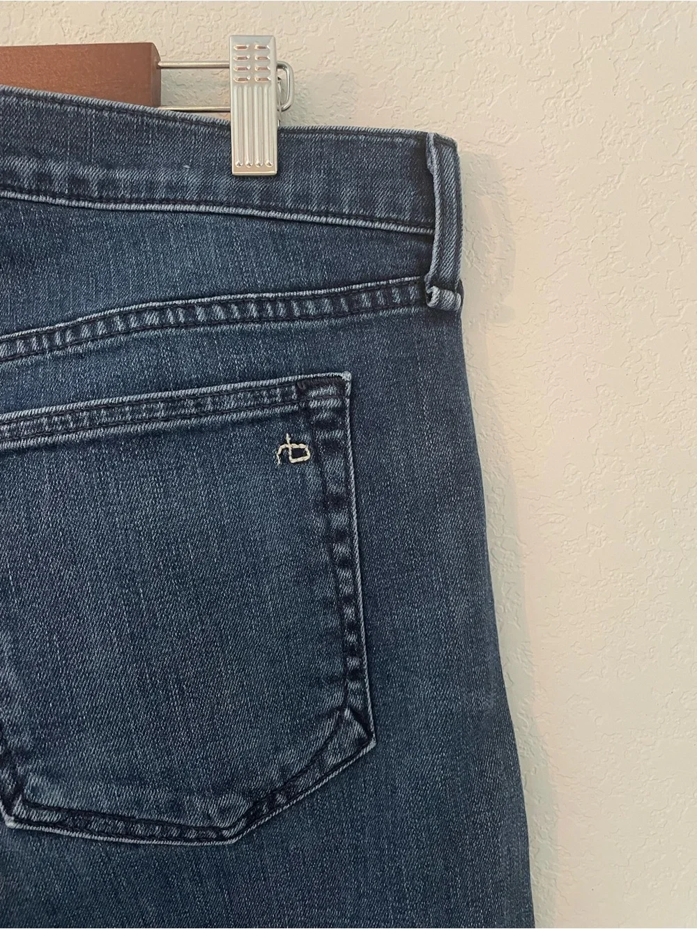 Rag and Bone Fit 2 Slim Dark Wash Mens Demin Jeans Size 34 Bayview Rag & Bone